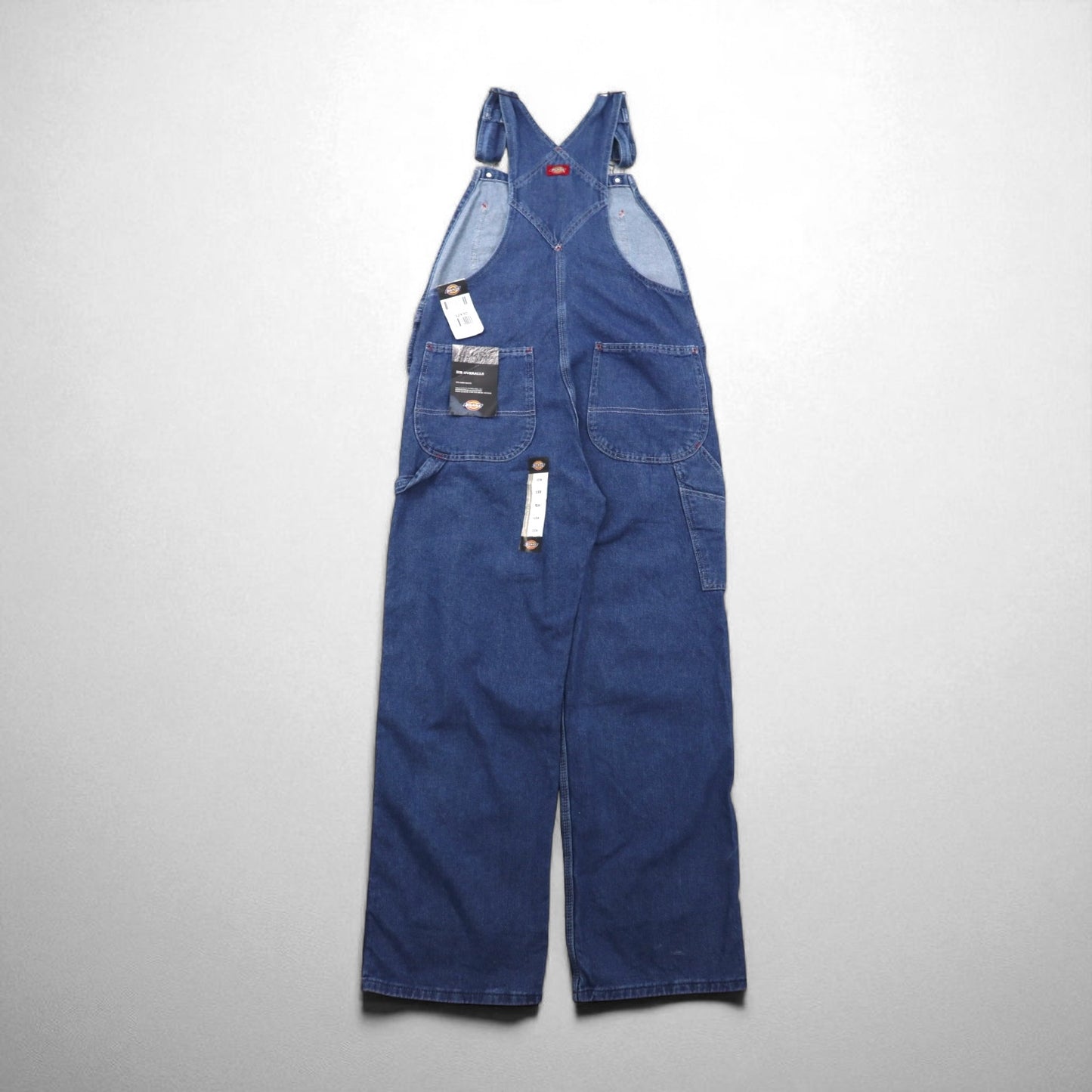 Dickies デニム オーバーオール ビブオーバーオール M インディゴ ブルー INDIGO BIB OVERALL STONEWASH 8396SNB メキシコ製 未使用品