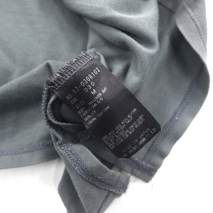 HELMUT LANG 天竺 コットンシャツ M チャコール グレー 胸ポケット 日本製 17-0308102