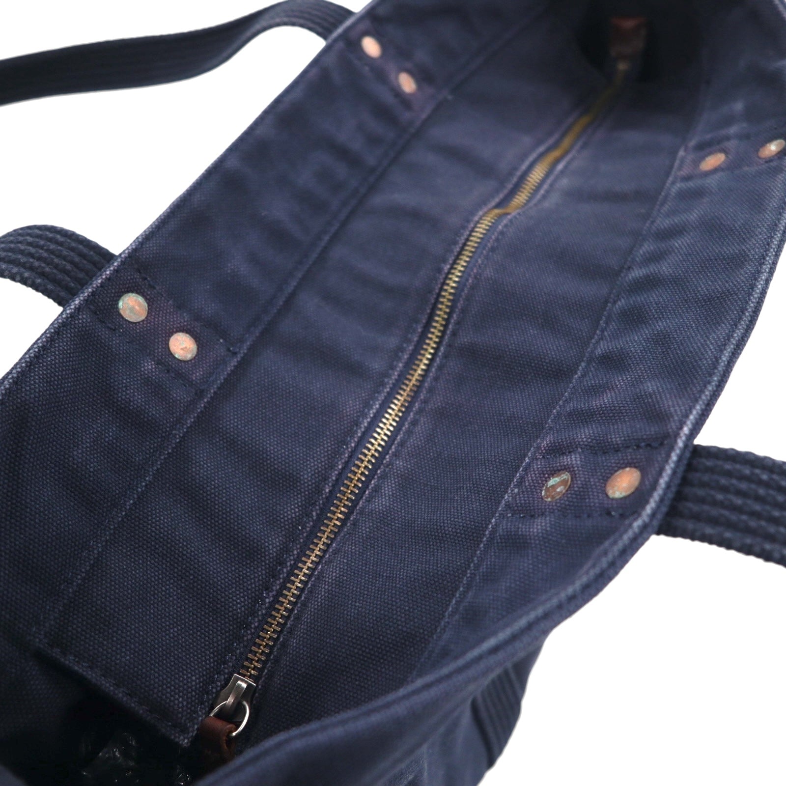 POLO RALPH LAUREN Big Pony Canvas Tote Bag Navy Washed