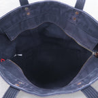 POLO RALPH LAUREN Big Pony Canvas Tote Bag Navy Washed