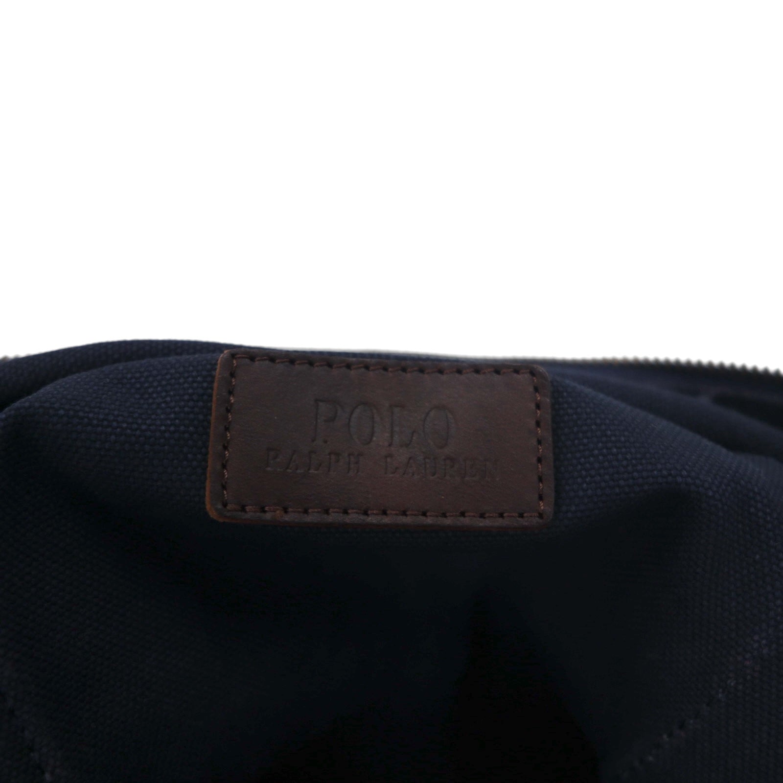 POLO RALPH LAUREN Big Pony Canvas Tote Bag Navy Washed