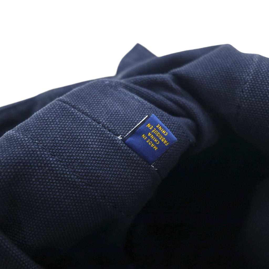 POLO RALPH LAUREN Big Pony Canvas Tote Bag Navy Washed