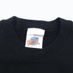 PLANET HOLLYWOOD 90s USA Made Logo Embroidered Sweatshirt L Black Cotton Orlando