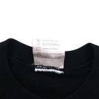 PLANET HOLLYWOOD 90s USA Made Logo Embroidered Sweatshirt L Black Cotton Orlando