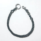 FUNNY Wallet Chain Key Ring Silver Metal SUS304