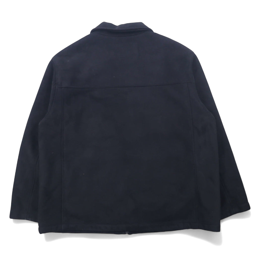 DOCKERS (Levi's) 90s faux mouton jacket, XL, black, polyester.