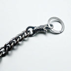 FUNNY Wallet Chain Key Ring Silver Metal SUS304