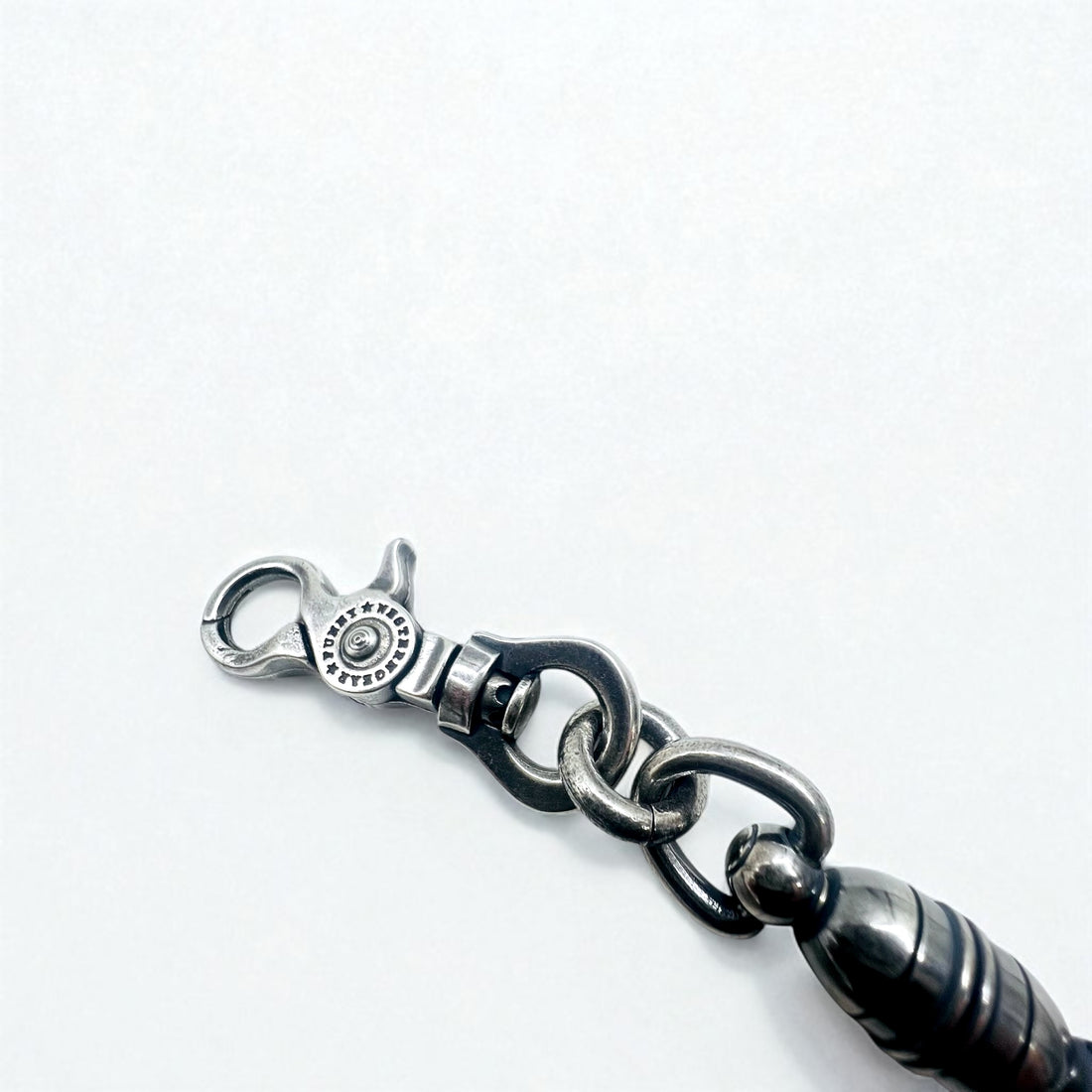 FUNNY Wallet Chain Key Ring Silver Metal SUS304