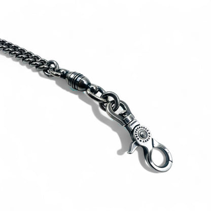 FUNNY ウォレットチェーン キーリング シルバー メタル SUS304