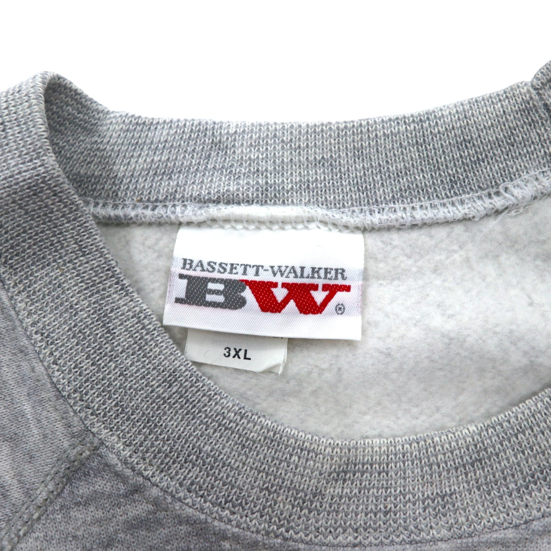 Made in USA 90s BASSETT-WALKER College Print Sweatshirt 3XL Grey OHIO STATE