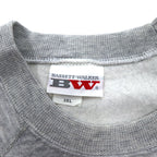 Made in USA 90s BASSETT-WALKER College Print Sweatshirt 3XL Grey OHIO STATE