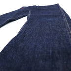 stussy tapered rigid denim pants size 34 blue cotton zipper fly made in japan