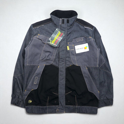 Molinel Expert Eurowork France Utility Jacket M Grey Cordura Denim Unused