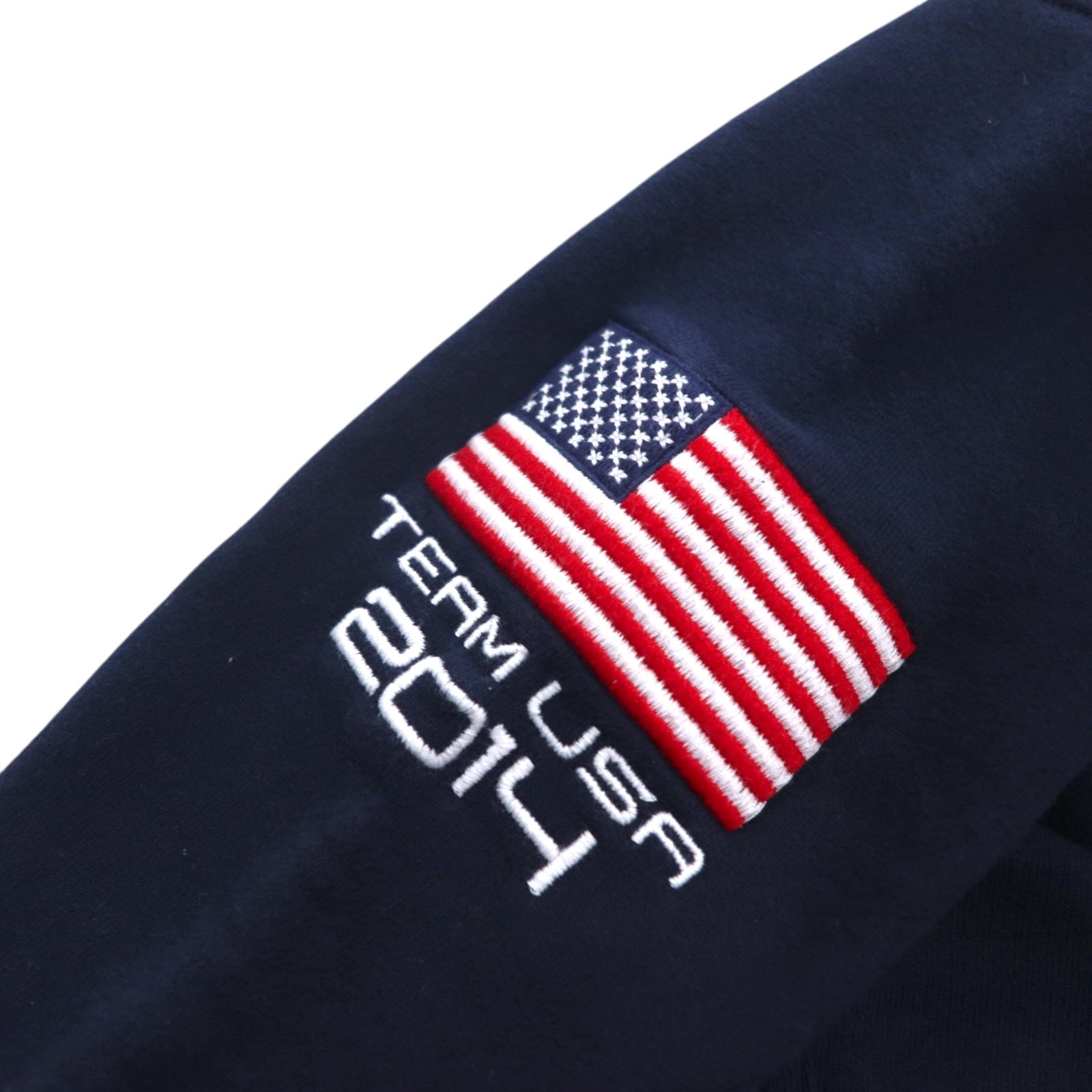 Polo by Ralph Lauren USA製 リバースウィーブ スウェット トラックジャケット ジャージ L ネイビー