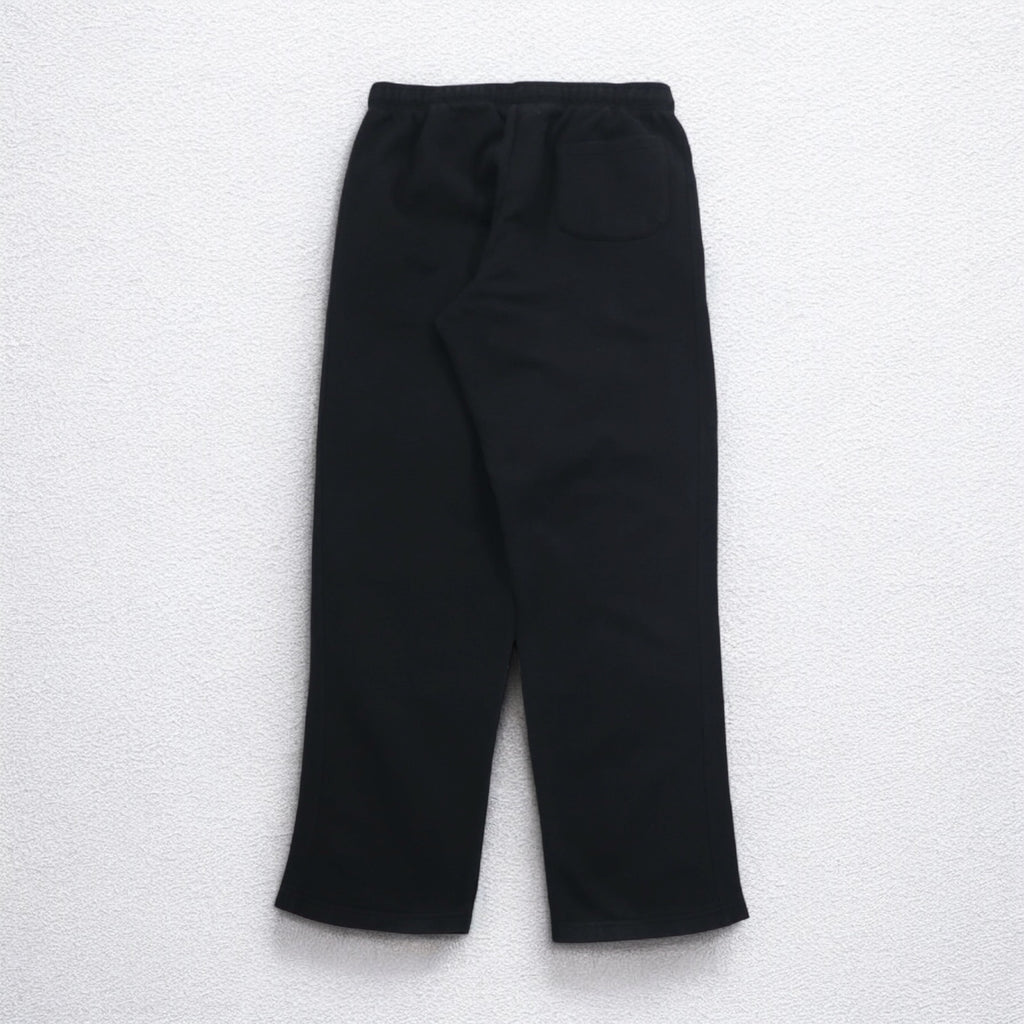 Champion Wide Sweatpants XL Black Cotton Polyester Made in Honduras
