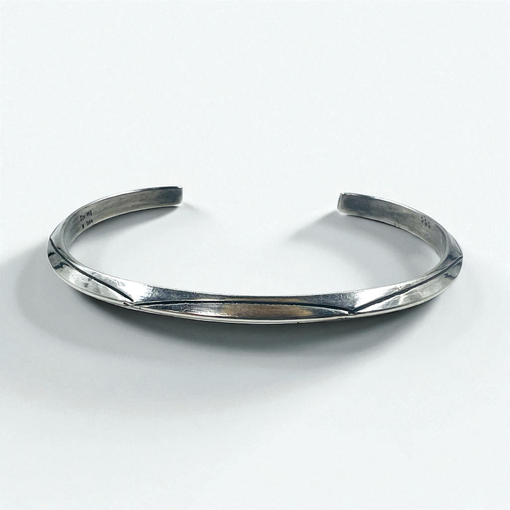 Navajo Elaine Tahe Sterling Cuff Bracelet, Indian Jewelry, Silver Bangle