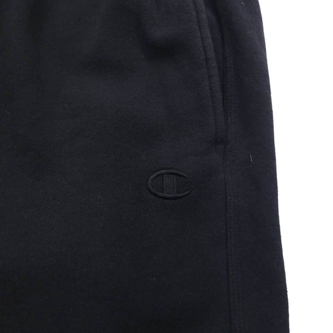 Champion Wide Sweatpants XL Black Cotton Polyester Made in Honduras