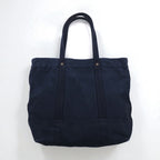 POLO RALPH LAUREN Big Pony Embroidered Canvas Tote Bag in Navy