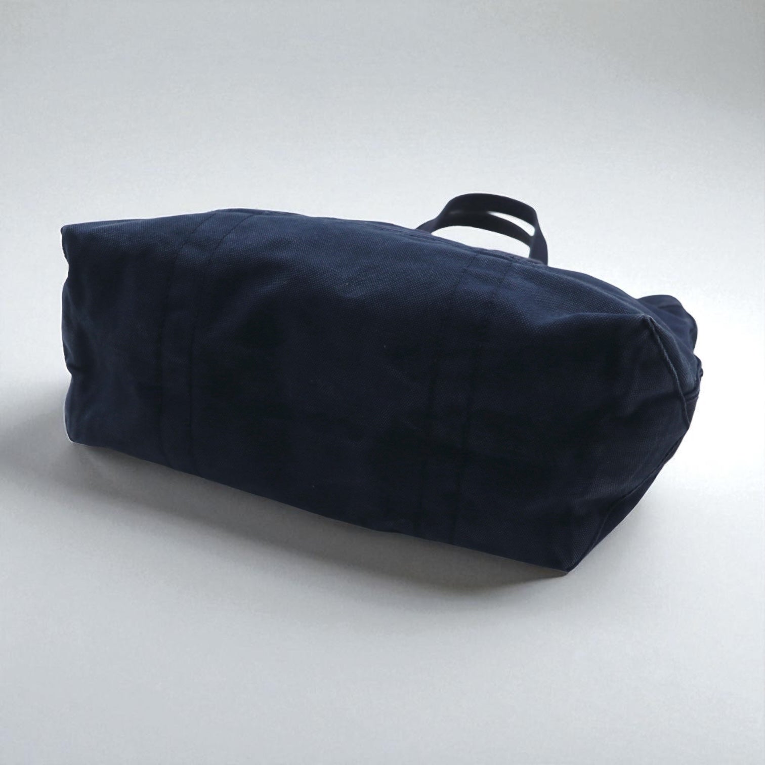 POLO RALPH LAUREN Big Pony Embroidered Canvas Tote Bag in Navy