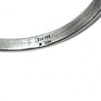 Navajo Elaine Tahe Sterling Cuff Bracelet, Indian Jewelry, Silver Bangle