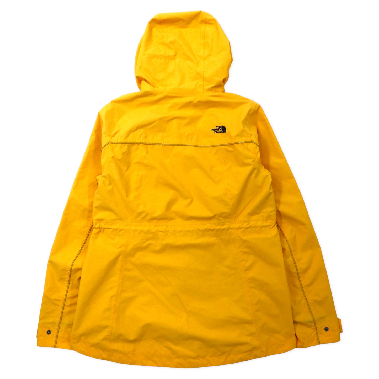 THE NORTH FACE マウンテンパーカー M イエロー ナイロン DRYVENT 防水 ダブルジップ