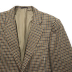 BURBERRY Gun Club Check Tweed Jacket, 2B Tailored Medium, Brown Wool