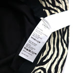CELINE ゼブラ プリント バケットハット M ホワイト ブラック 総柄 アニマル エディ・スリマン Hedi Slimane 22AW 2AUV1979S