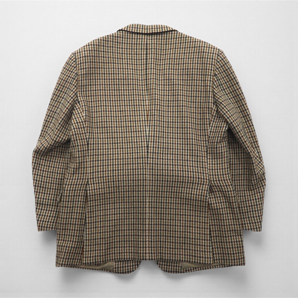 BURBERRY Gun Club Check Tweed Jacket, 2B Tailored Medium, Brown Wool