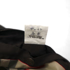 BURBERRY Quilted Rider's Jacket, Size L, Brown, Padded with Leather and Nova Check Lining