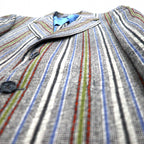 Vintage 80s Blazer Mr. Rough Rider × BROADHEAD &amp; GRAVES 80s Jacquard 2B Tailored Jacket M Multi Stripe