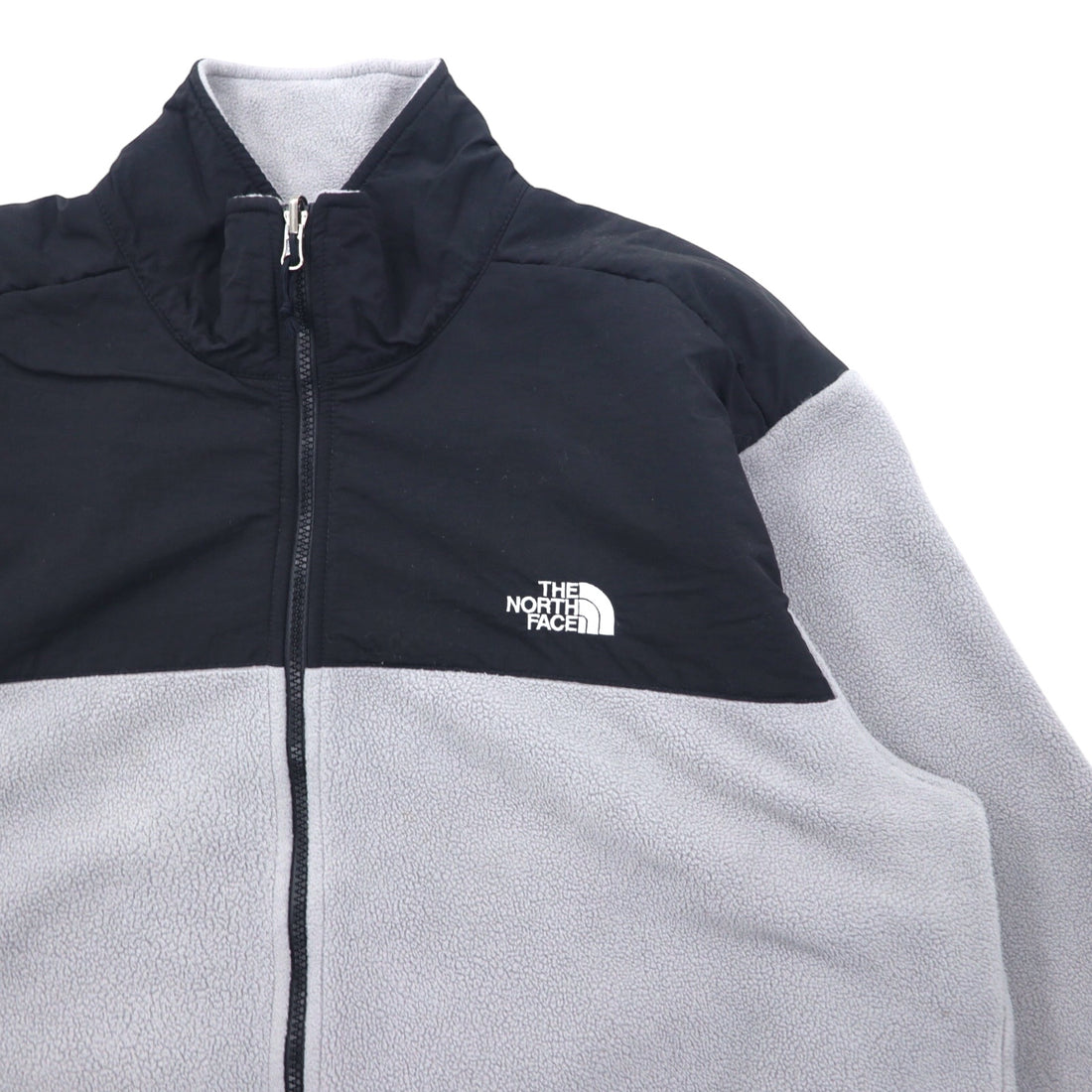 THE NORTH FACE Denali Jacket, Fleece Jacket, XL, Gray, Polyester, Logo Embroidery