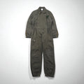Vintage 80s France Made Jumpsuit J.VEYRIER 80年代 オールインワン つなぎ M カーキ ミリタリー
