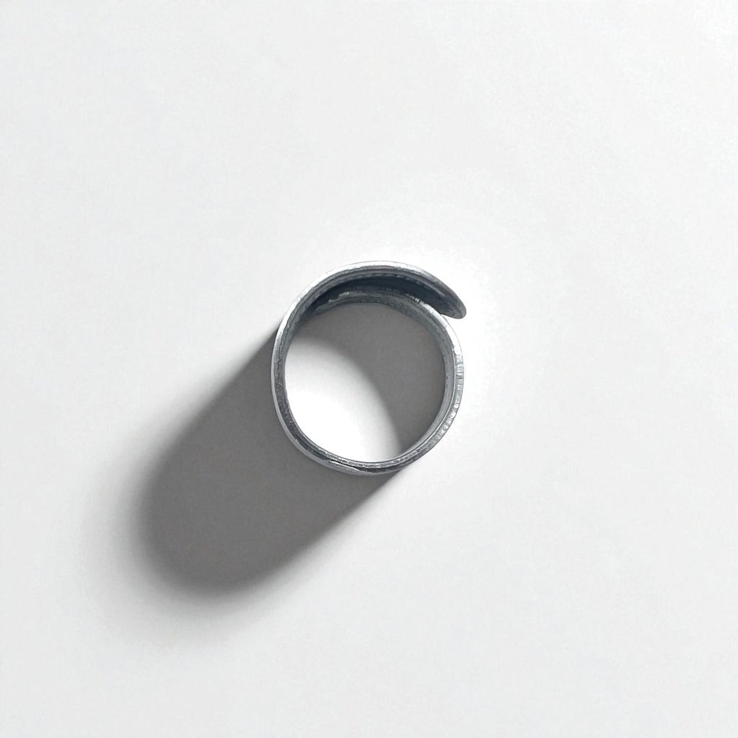 Vintage アンティーク スプーンリング 指輪 23号 シルバー ステンレス 日本製