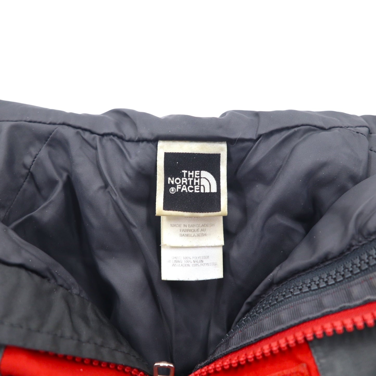 THE NORTH FACE 3WAY マウンテンパーカー M レッド ポリエステル Hyvent ハイベント 防水 ライナー着脱式 ダブルジップ