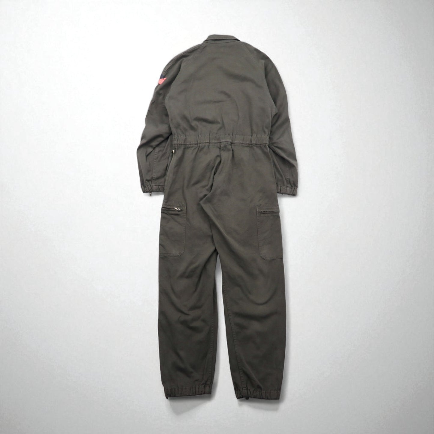 Vintage 80s France Made Jumpsuit by J.VEYRIER, 80s All-in-One Jumpsuit, Size M, Khaki, Military Style