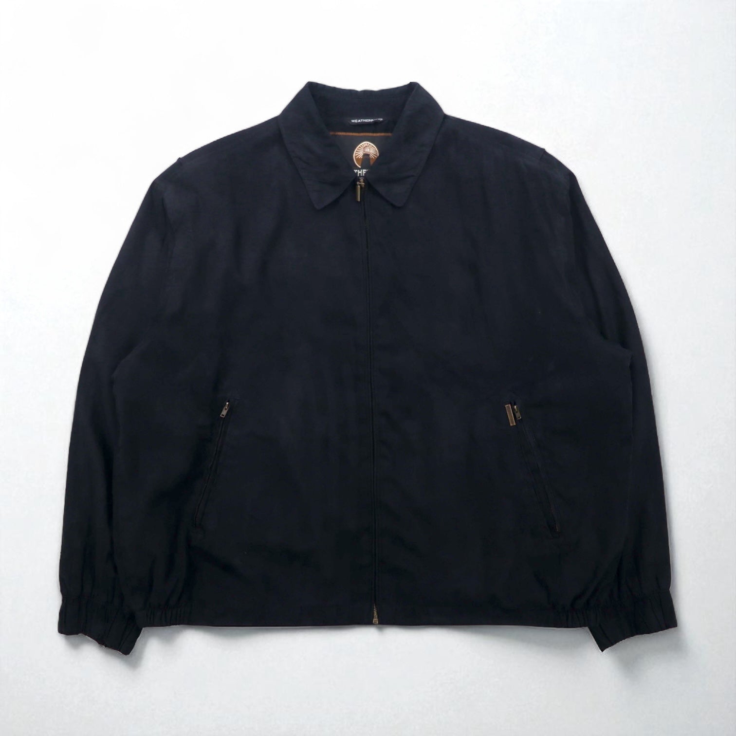 WEATHERPROOF Peach Skin Swing Top Harrington Jacket, Size 2XL, Black, Waterproof Polyester