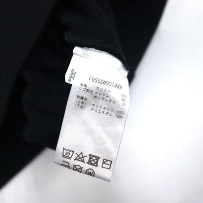 KENZO タイガー エンブロイダリー スウェット S ブラック ロゴ刺繍 F955SW0014X9 ポルトガル製