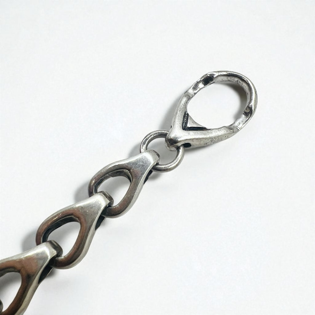 Vintage Silver Chain Bracelet ヴィンテージ シルバー ボリューム チェーン トグル ブレスレット 925