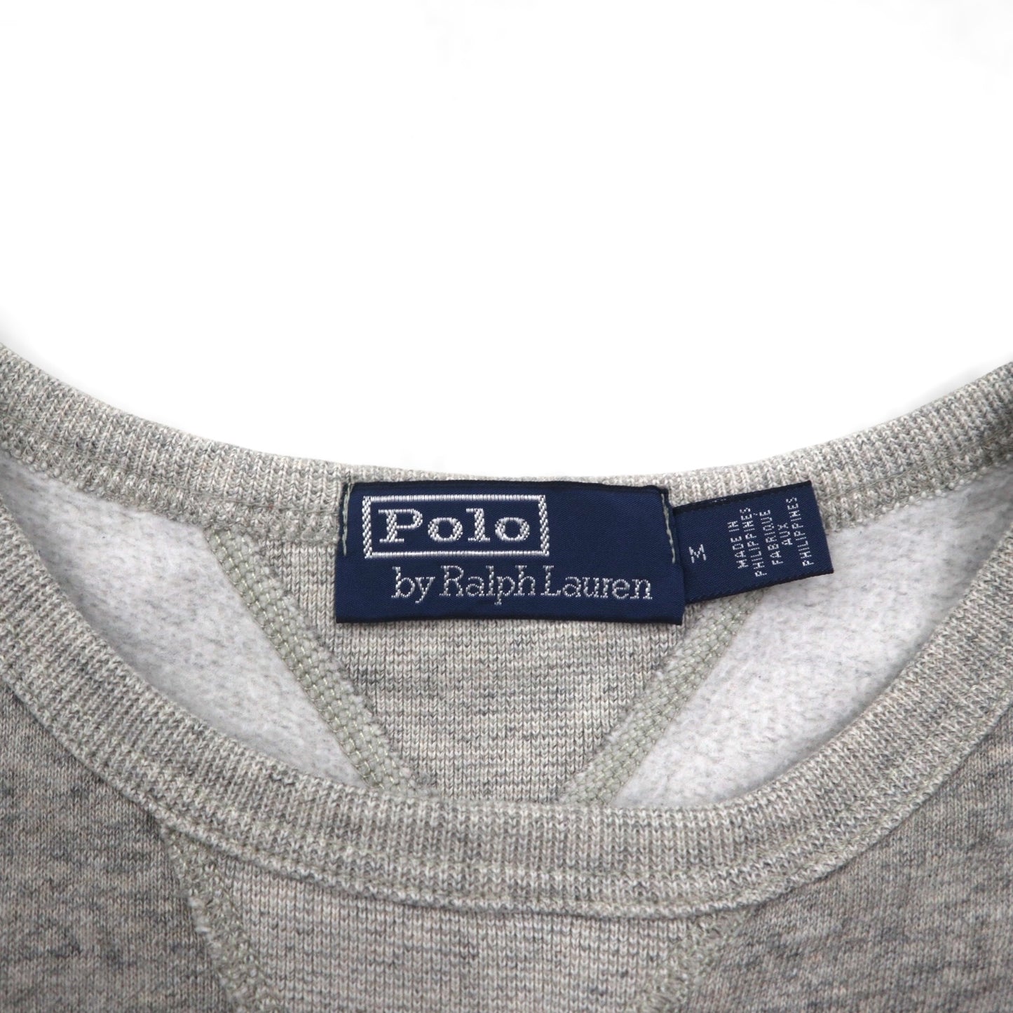 Polo Ralph Lauren ヴィンテージフィット スウェット トレーナー M グレー YUKON FIELD US-RL DIV 1967
