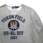 Polo Ralph Lauren ヴィンテージフィット スウェット トレーナー M グレー YUKON FIELD US-RL DIV 1967