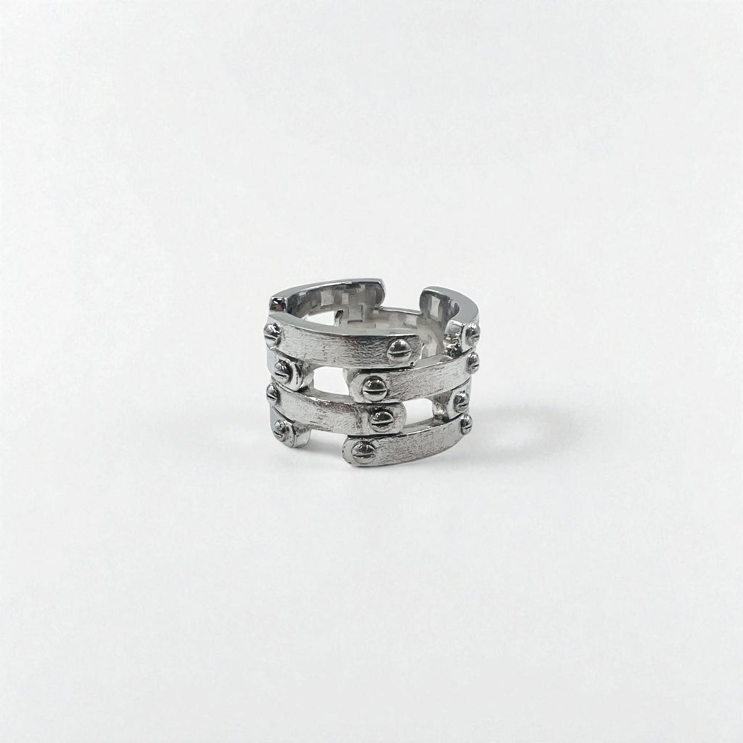 Vintage Silver Ring スチームパンク シルバー リング 指輪 14号 Silver 925 ロック