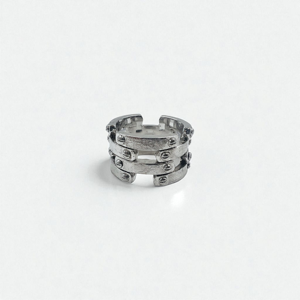 Vintage Silver Ring スチームパンク シルバー リング 指輪 14号 Silver 925 ロック