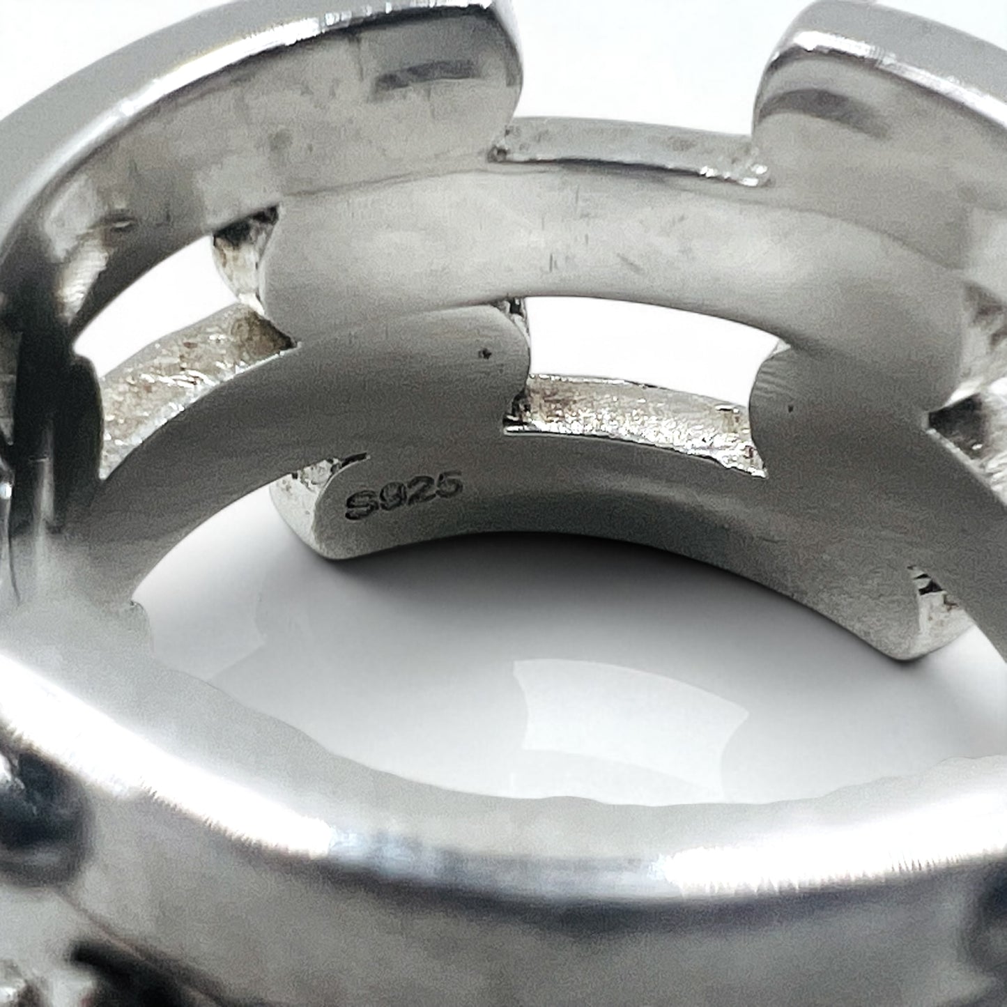 Vintage Silver Ring スチームパンク シルバー リング 指輪 14号 Silver 925 ロック
