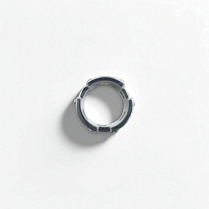 Vintage Silver Ring スチームパンク シルバー リング 指輪 14号 Silver 925 ロック