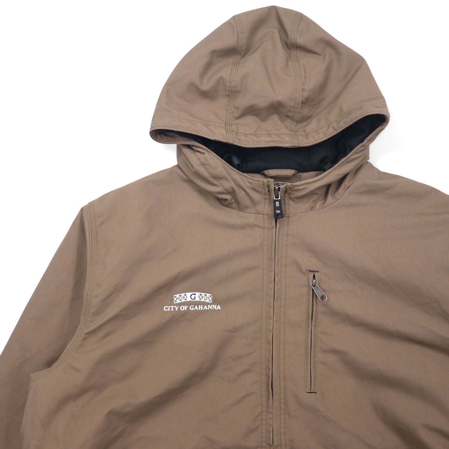 carhartt アクティブジャケット ダック パーカー XL ベージュ コットン Thinsulate 中綿 Jefferson Quick Duck Rain Defender Active Jacket 防水 101493