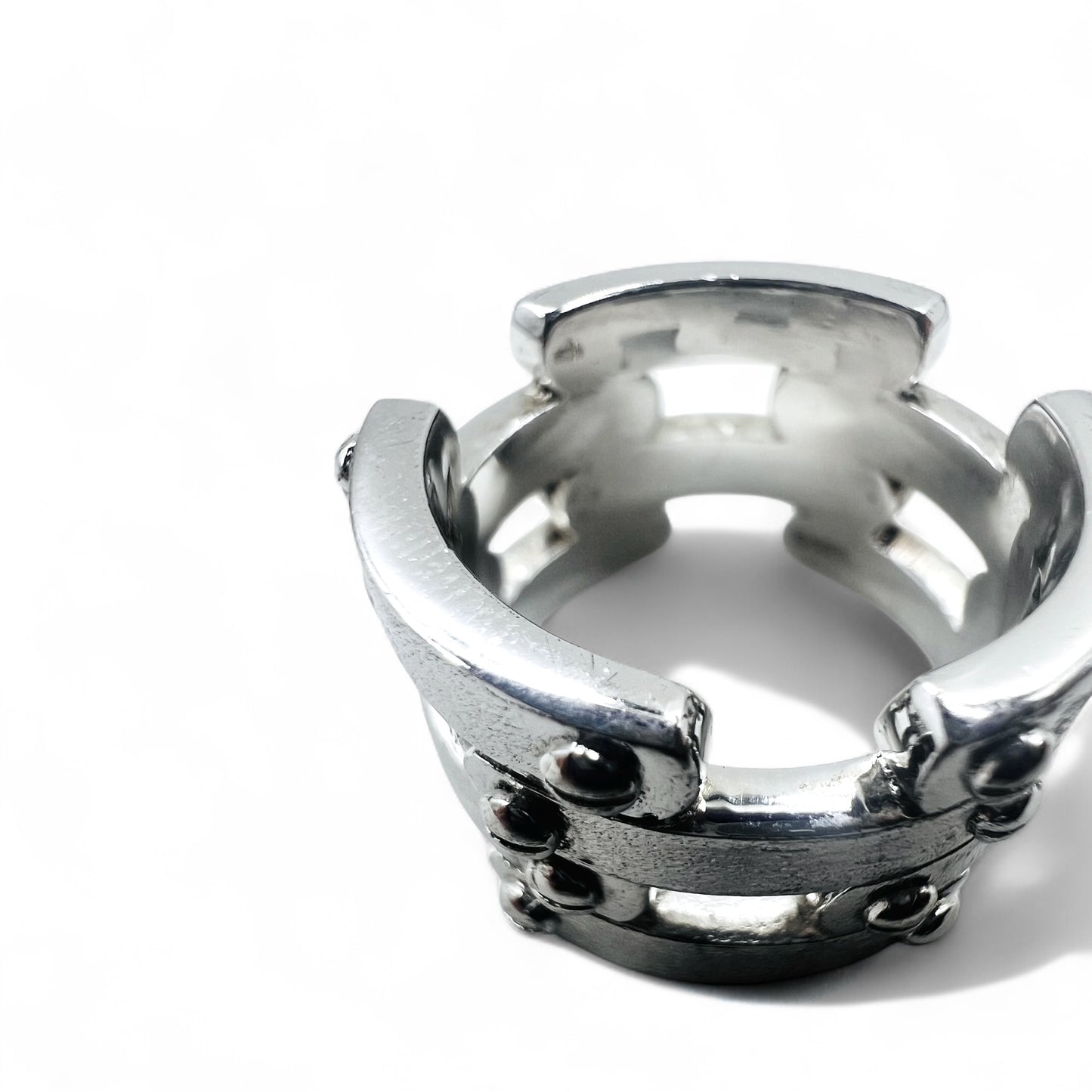 Vintage Silver Ring スチームパンク シルバー リング 指輪 14号 Silver 925 ロック