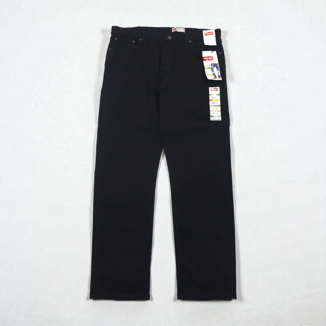 Wrangler Black Denim Pants Jeans L Regular Fit Unused