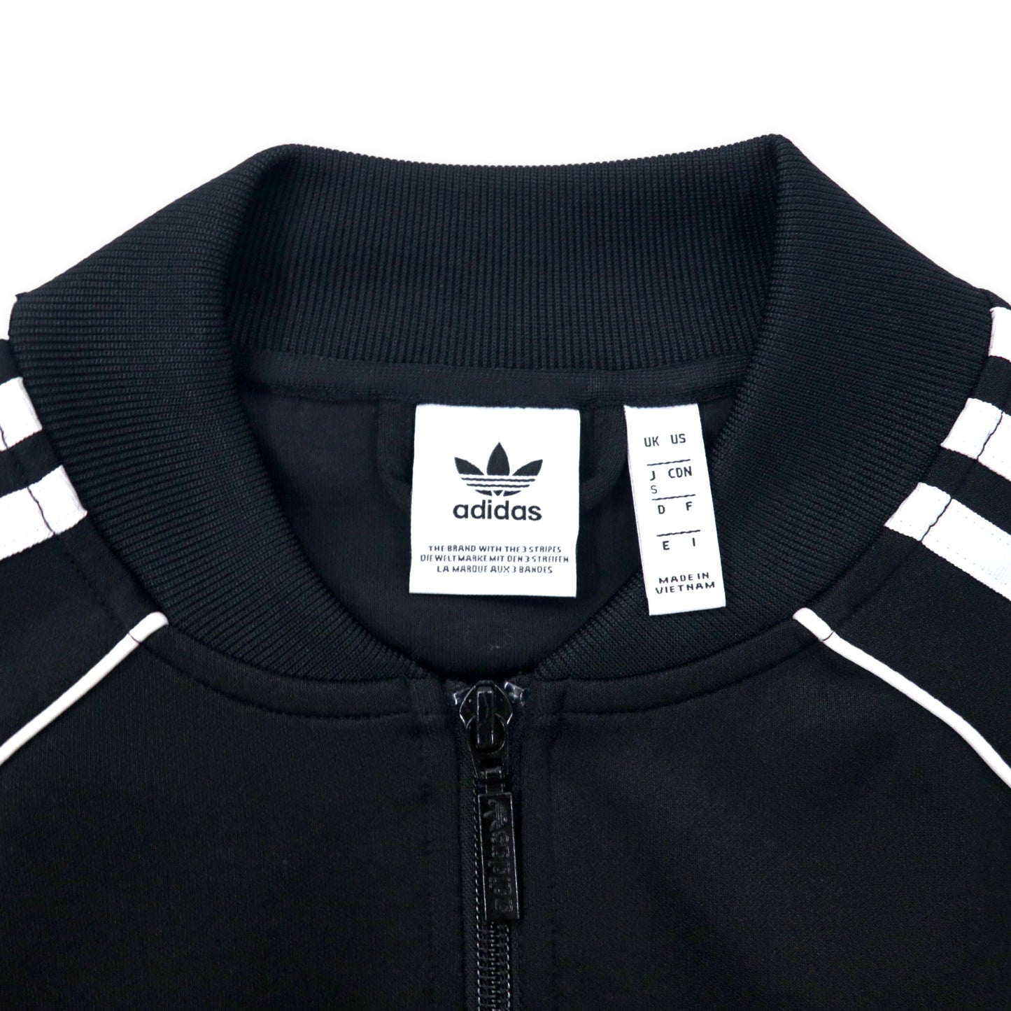 adidas originals ATP型 スーパースター トラックジャケット ジャージ S ブラック ポリエステル 3ストライプ トレフォイルロゴ WOMENS SUPERSTAR TRACK JACKET CE2392