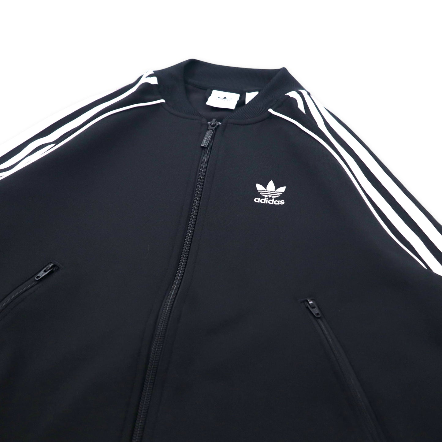 adidas originals ATP型 スーパースター トラックジャケット ジャージ S ブラック ポリエステル 3ストライプ トレフォイルロゴ WOMENS SUPERSTAR TRACK JACKET CE2392