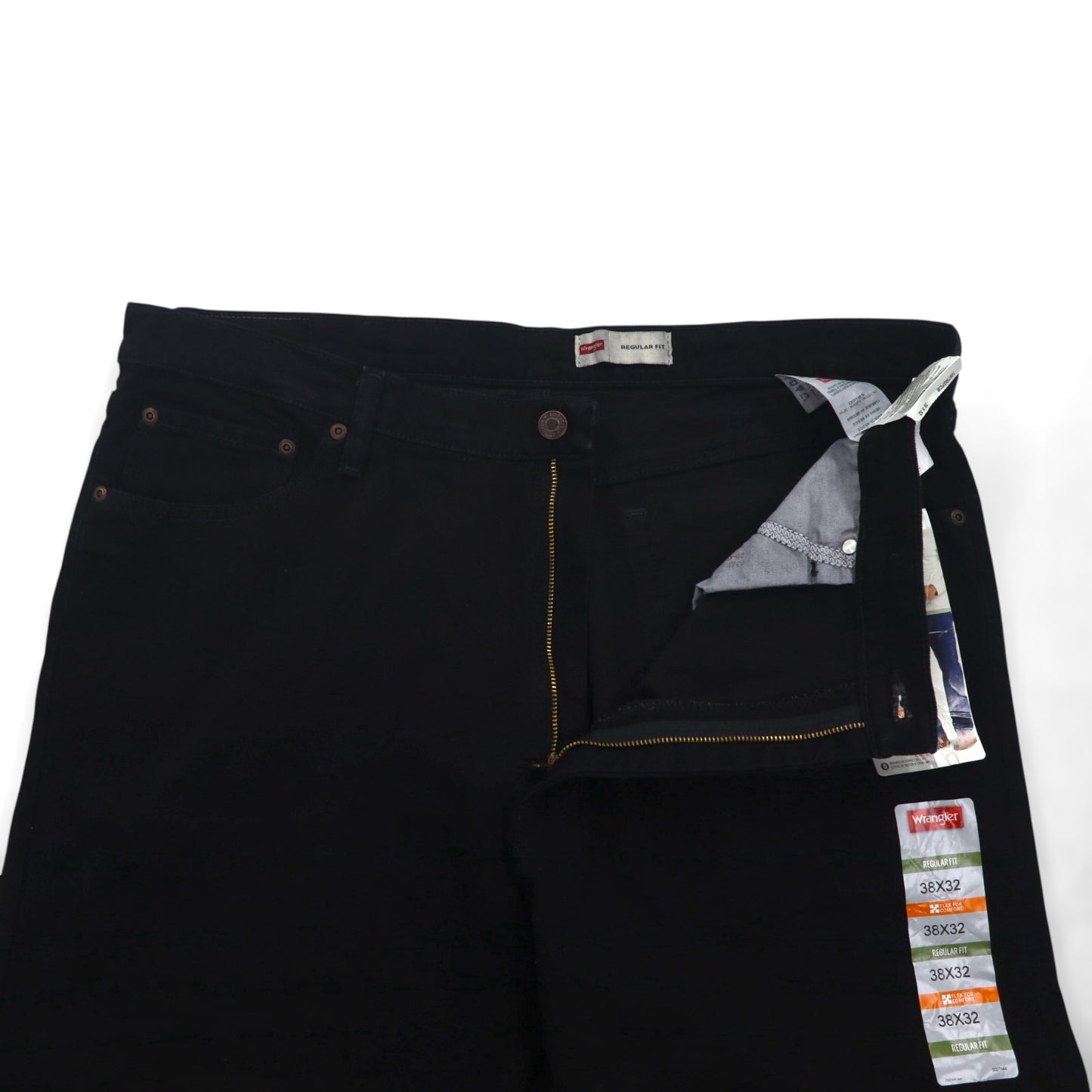 Wrangler ブラック デニムパンツ ジーンズ L レギュラーフィット ブラック 未使用品